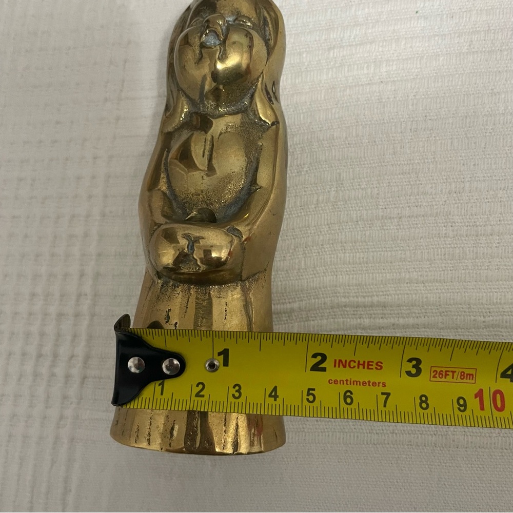 Brass 6’ Child Caroler Candle Holder - Picture 11 of 11